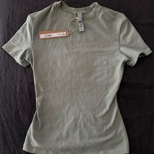 Skims cotton tshirt in mineral